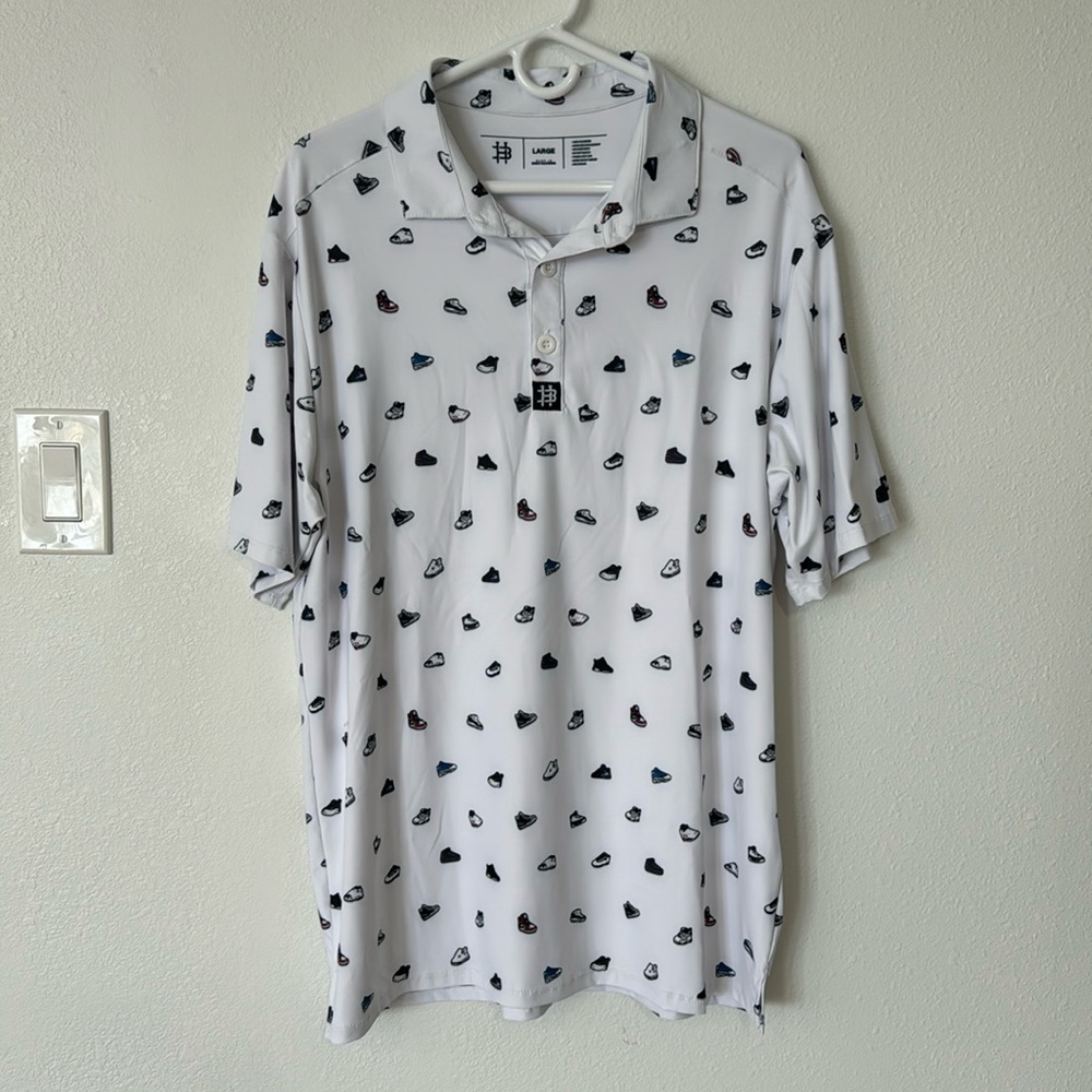 Hazards & Bogeys Babyfleet White Nike Modern Performance Polo, Size L